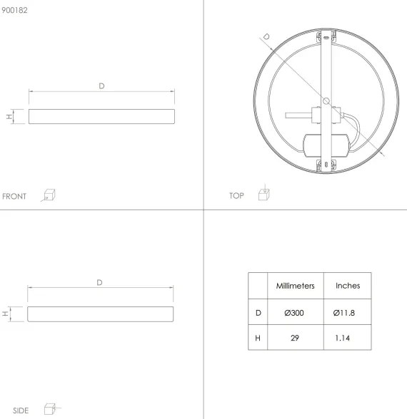 Eglo 900182 - Plafoniera LED FUEVA LED/20,5W/230V Ø 28,5 cm