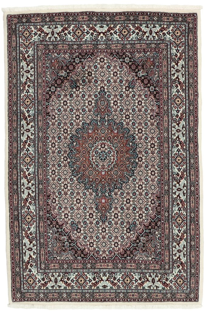Moud Tappeto persiano 110x160 Beige (Iran) Annodato A Mano