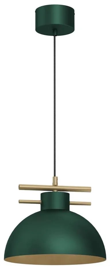 Lampadario a sospensione con filo ESTATE 1xE27/15W/230V verde
