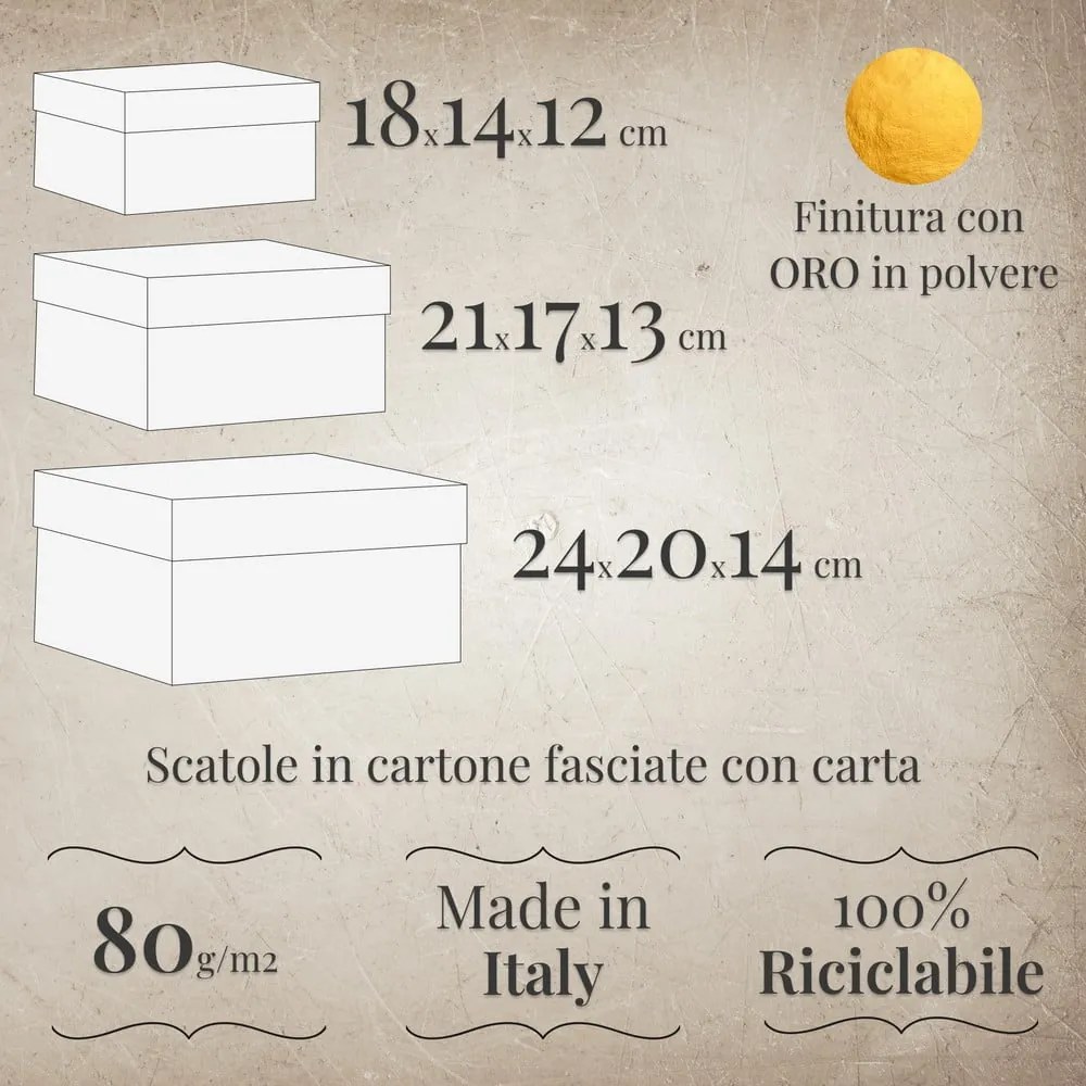 Scatole regalo in set da 3 The Little Prince - Kartos