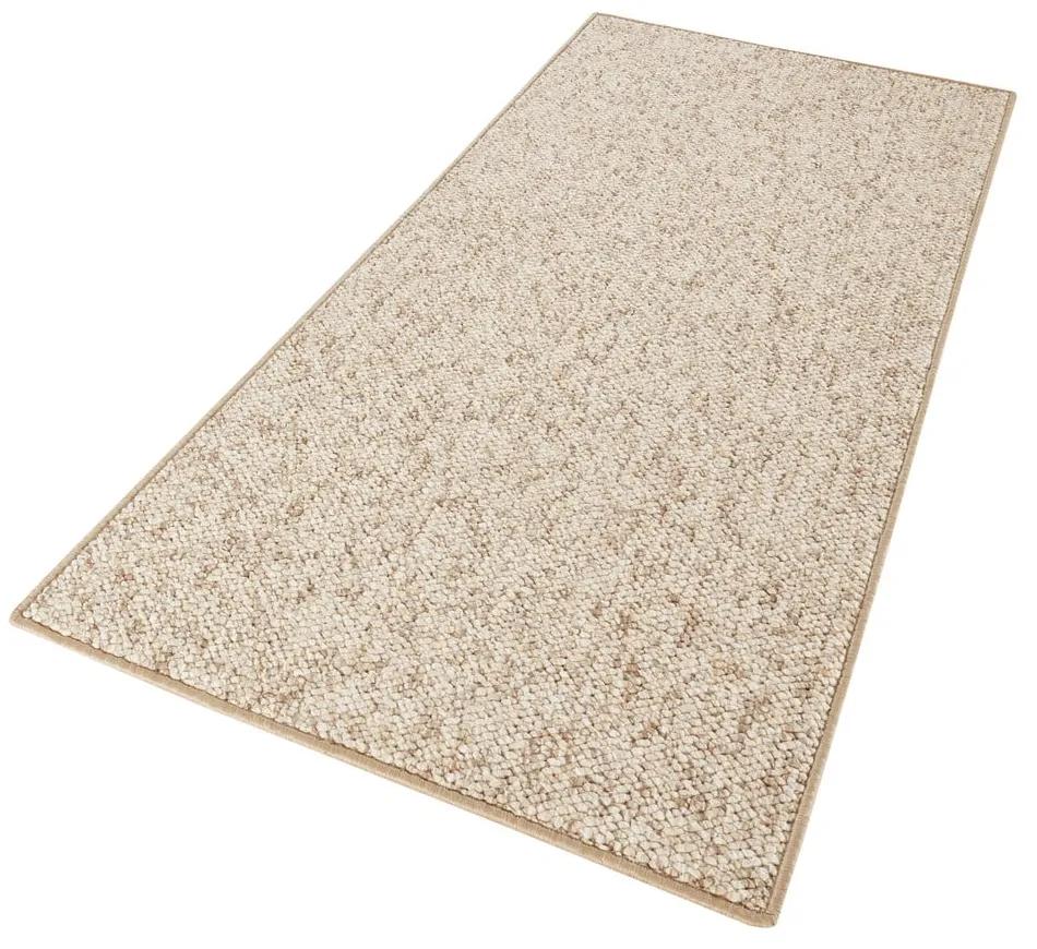Runner beige-marrone , 80 x 300 cm Wolly - BT Carpet