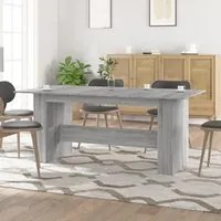 Tavolo da Pranzo Grigio Sonoma 180x90x76 cm Legno Multistrato 838193