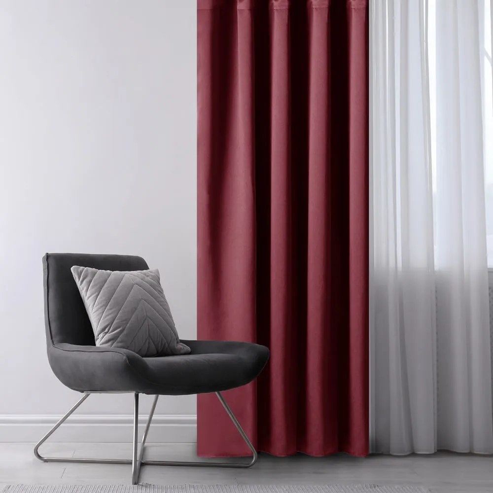 Tenda parzialmente oscurante burgundy 140x245 cm Kierra – Restilo