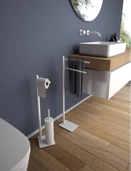 Gedy - Porta asciugamani TRILLY 83,5 cm bianco opaco