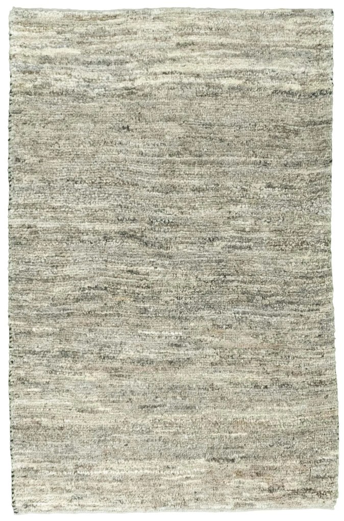 Gabbeh Tappeto 80x130 Nero (Iran) Annodato A Mano
