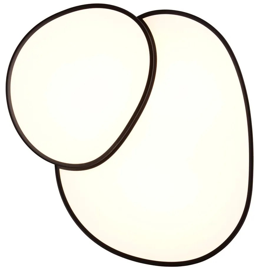 Plafoniera LED nera 63,5x77 cm Rise - Trio