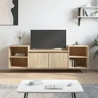 Mobile Porta TV Rovere Sonoma 160x35x55 cm Legno Multistrato 831343