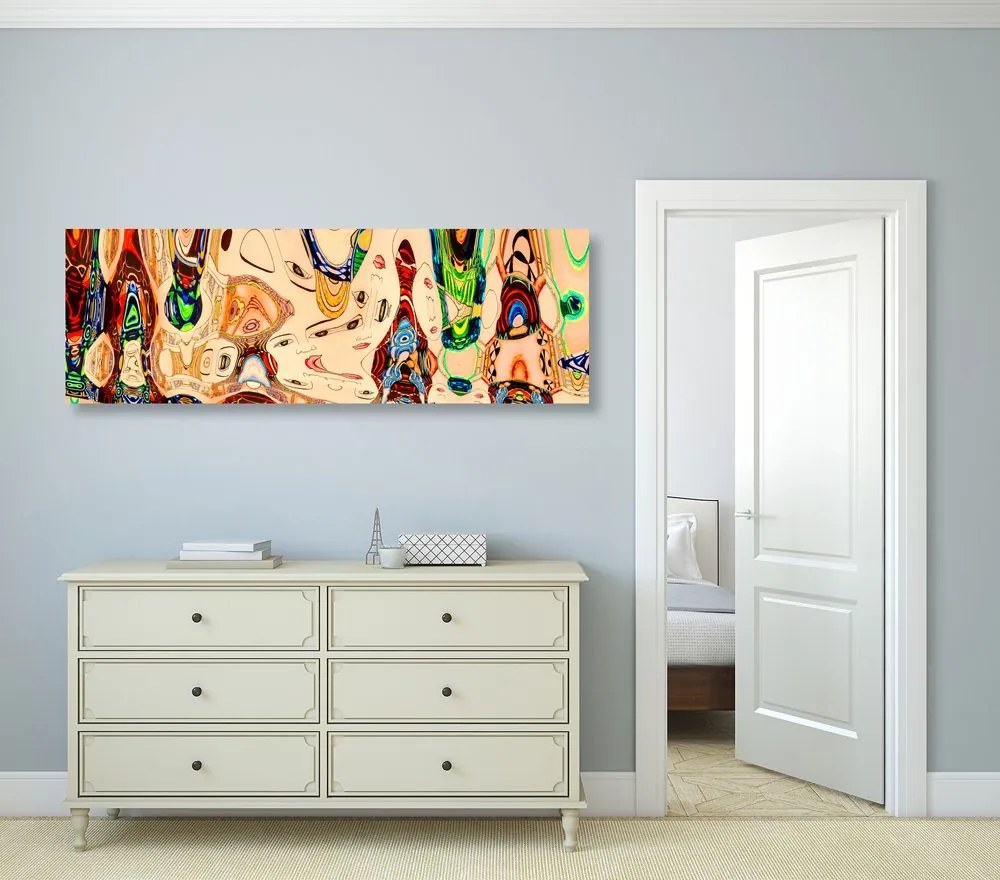 Quadro su tela – Madre in versione astratta
