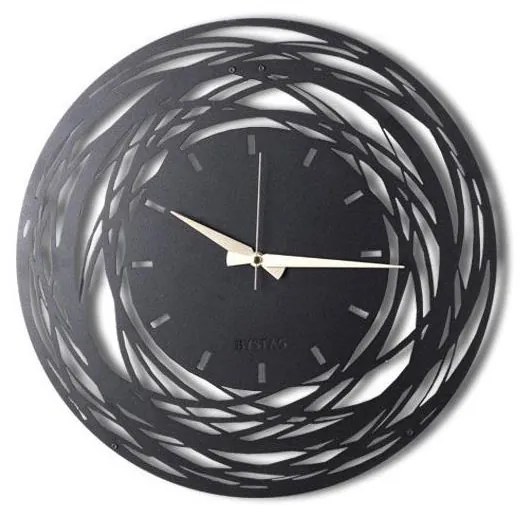 Orologio da parete 70 cm 1xAA nero/oro