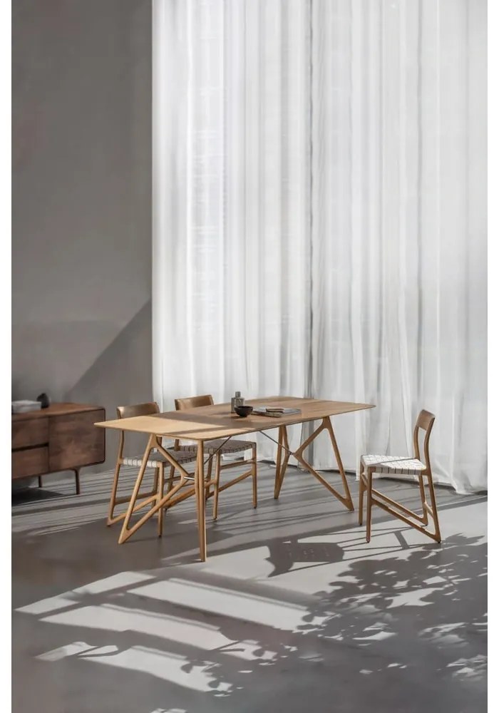 Tavolo da pranzo con piano in rovere 220x90 cm Tink - Gazzda