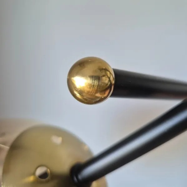 Lampadario a plafone MALENA 6xE14/5W/230V oro/nero/fumé beige