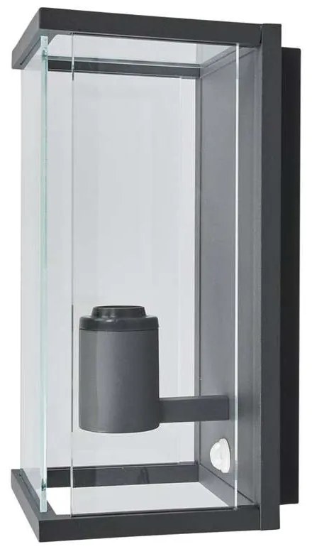 Lucande - Annalea Applique da Parete da Esterno IP54 con Sensore Grigio Scuro Lucande