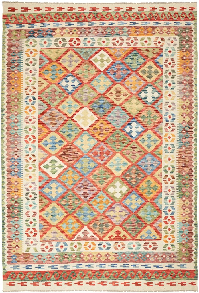 Kilim Tappeto orientale 200x290 (Pakistan) Tessuto A Mano
