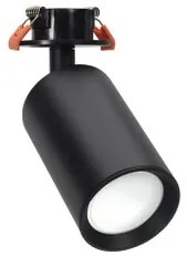Faretto GU10 da Incasso Orientabile Foro Ø51mm - Nero