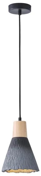 Lampadario a sospensione con filo 1xE27/15W/230V grigio