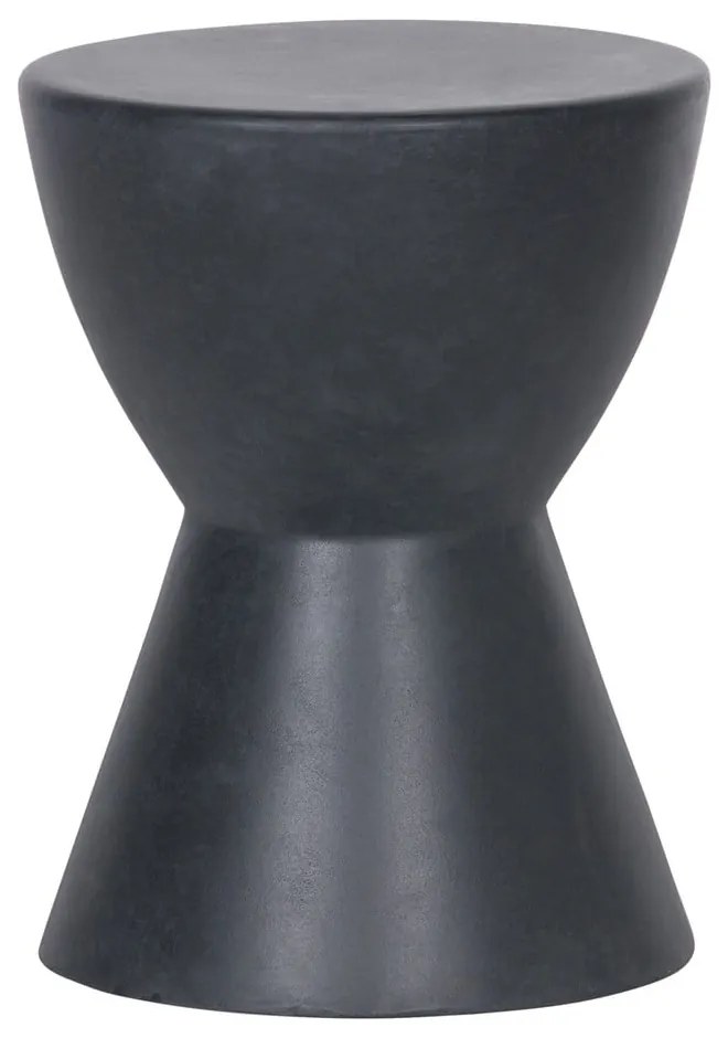 Sgabello grigio antracite adatto all'esterno , ø 35 cm Dover - WOOOD