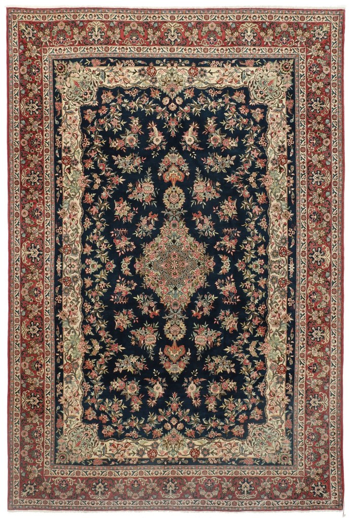 Ghom Tappeto 260 x 380 (Iran) Annodato A Mano