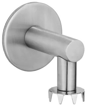 WENKO 24971100 - Portasapone TURBO-LOC 4,5 x 7 cm, argento