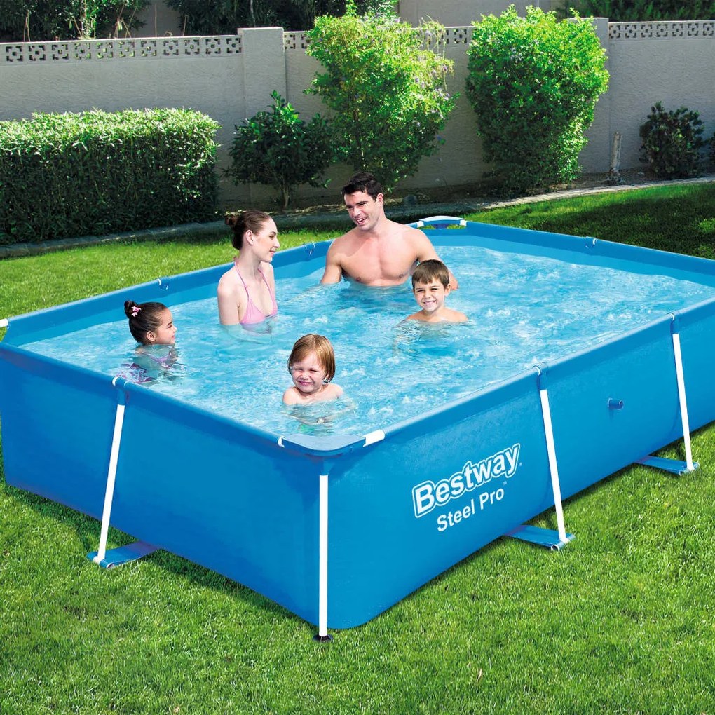 Piscina Steel Pro Con Telaio İn Acciaio 259x170x61 Cm 56403 /