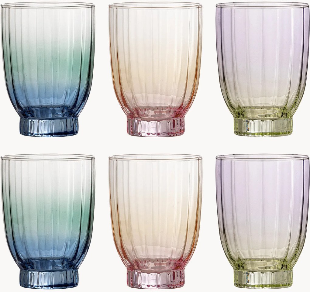 Set di 6 bicchieri Nicoline