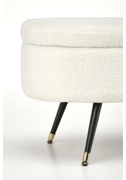 Panca con vano portaoggetti AVEIRO 46x120 cm bianco