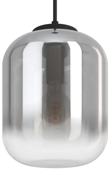 Eglo 39673 - Lampadario a sospensione con filo BULCIAGO 1xE27/40W/230V diametro 25 cm fumé