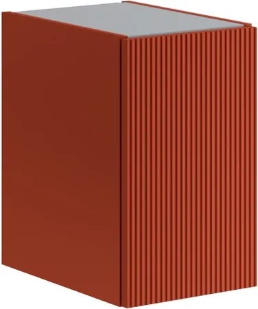 Estensione per mobile da bagno Opera 1 anta, cannettato laccato opaco paprika L30 x H50 x P45.5 cm