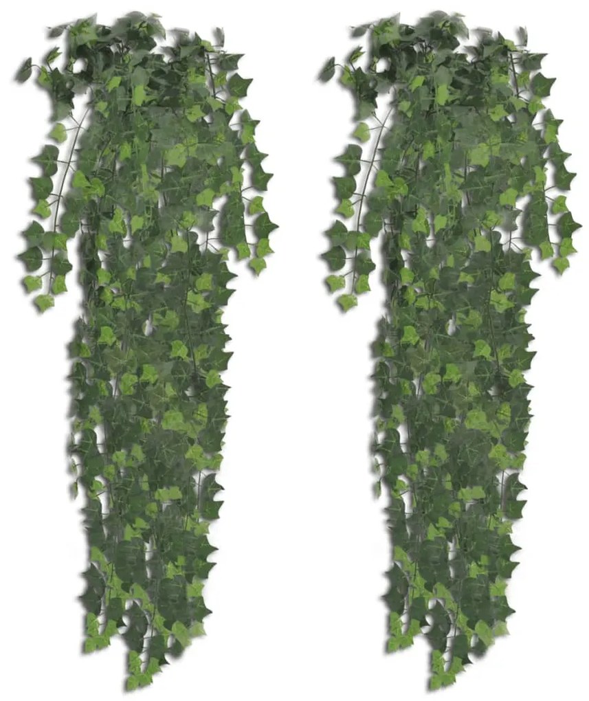 Edera Artificiale Verde 2 Cespugli 90 Cm /