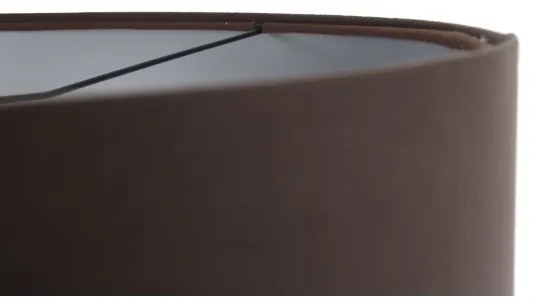 Lampadario a sospensione con filo TWIST 1xE27/60W/230V marrone/argento