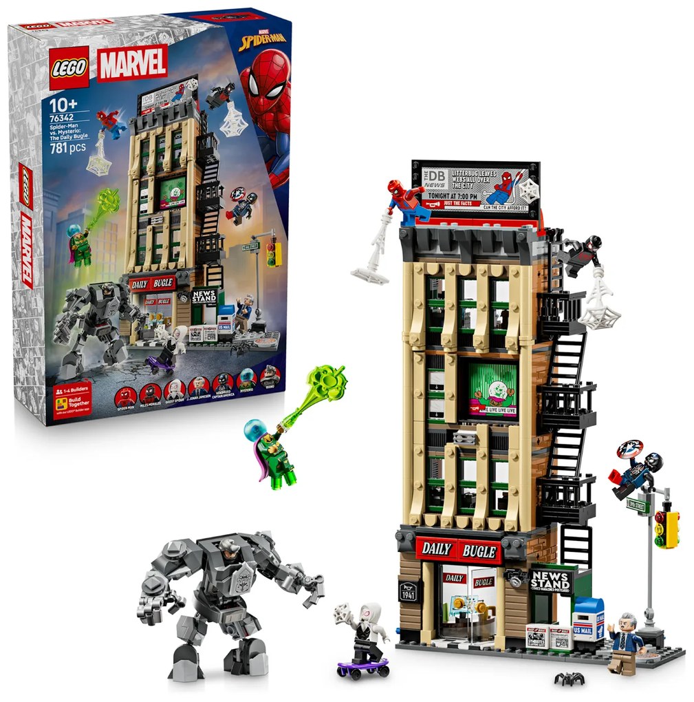 Spider Man vs. Mysterio: il Daily Bugle - Lego
