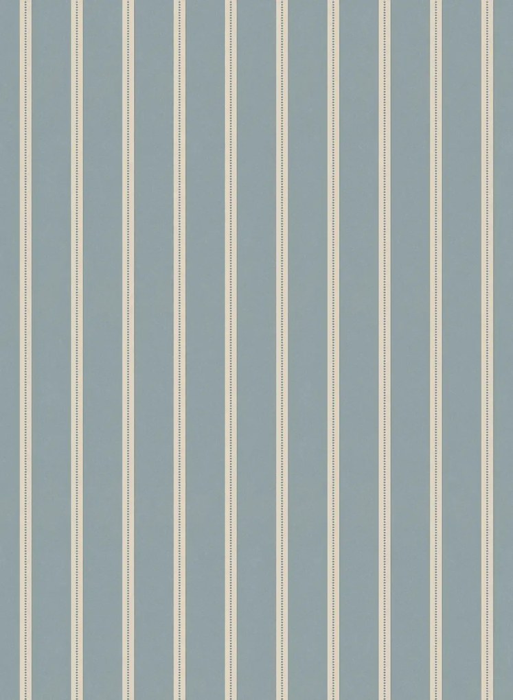 studio ditte Carta da parati Ribbon / Lintjes - Stone Blue / Steenblauw