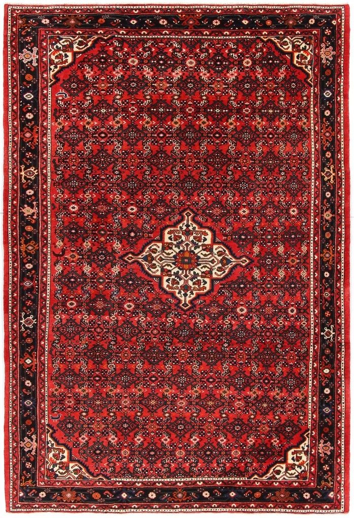 Hamedan Tappeto 210x320 (Iran) Annodato A Mano