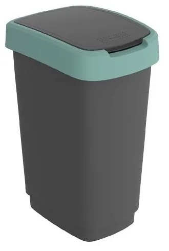 Bidone per rifiuti in plastica riciclata da 25 L Twist - Rotho