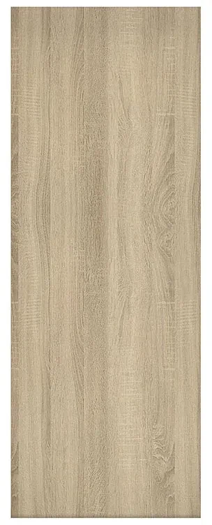 Pannello per porta d'ingresso coordinato Brush rivestito rovere cognac L 95  x H 215 cm, Sp 0.6 mm