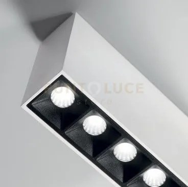 Lika proiettore led 3000 k 12,5w 1200 lm bianco 13,5cm