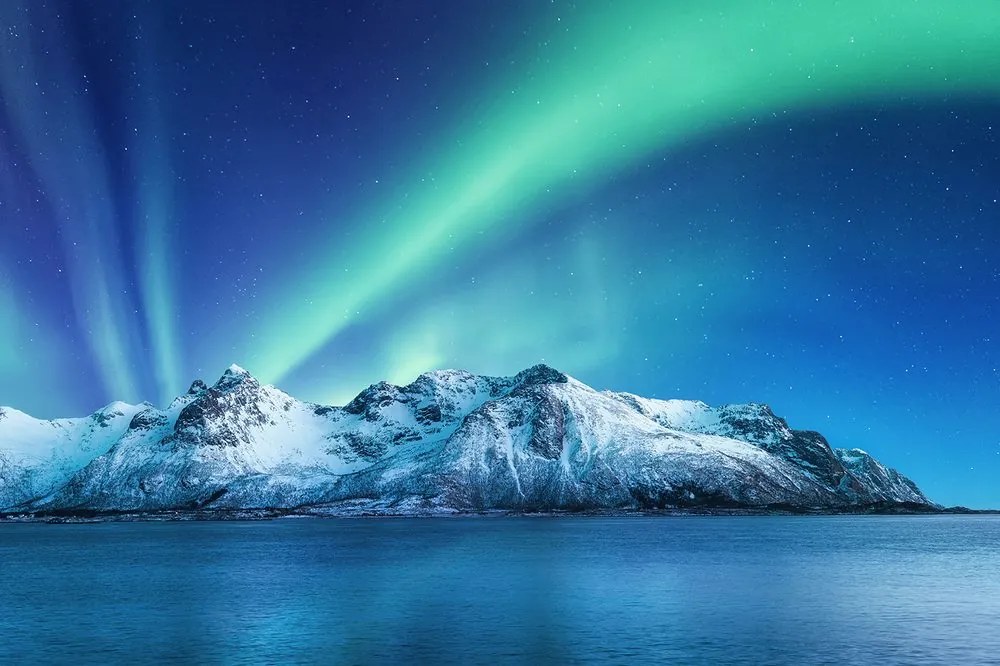 Carta da parati – Aurora boreale artica