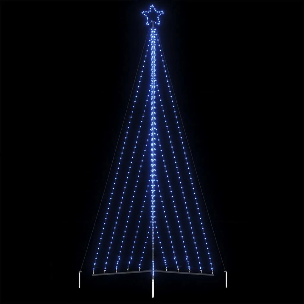 Albero Di Natale A Led 570 Led Blu 399 Cm /