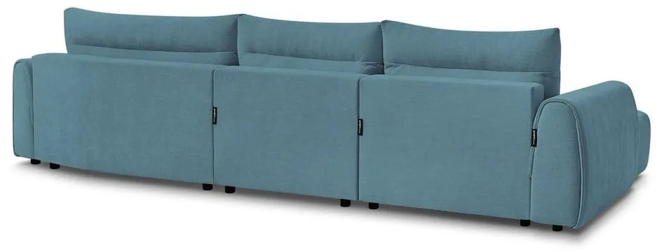 Divano angolare blu Aden – Bobochic Paris