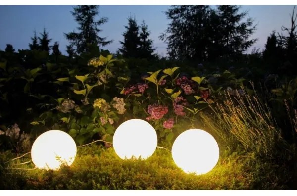 Luce da esterno decorativa GARDEN BALL 1xE27/40W/230V IP65 d. 38 cm