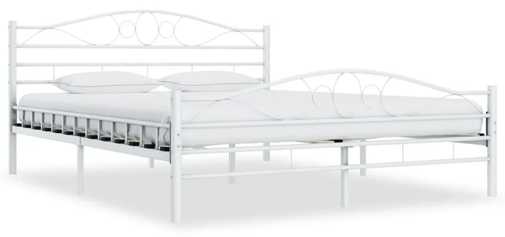 Giroletto bianco in metallo 180x200 cm