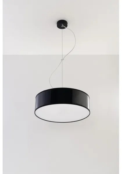 Lampadario a sospensione con filo ARENA 35 2xE27/60W/230V nero