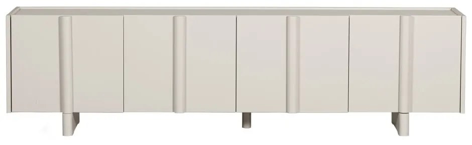 Tavolo TV modulare crema in legno di pino 200x53 cm Basu - WOOOD