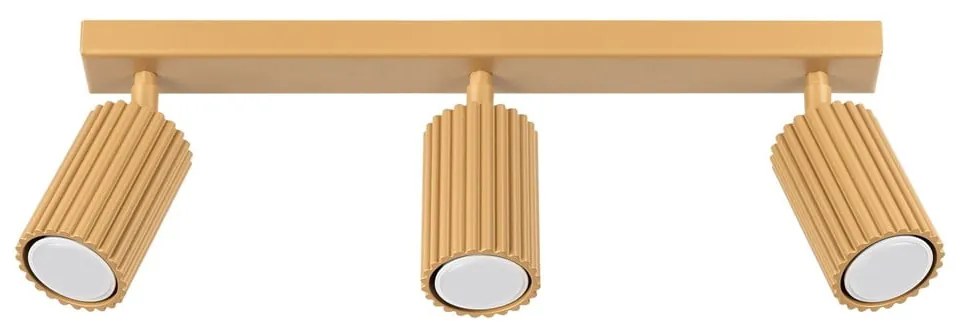 Faretto dorato 6,5x45 cm Gleam – Sollux