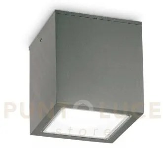 Techo square faretto da soffitto per esterno ip54 1 luce gu10 15cm ...