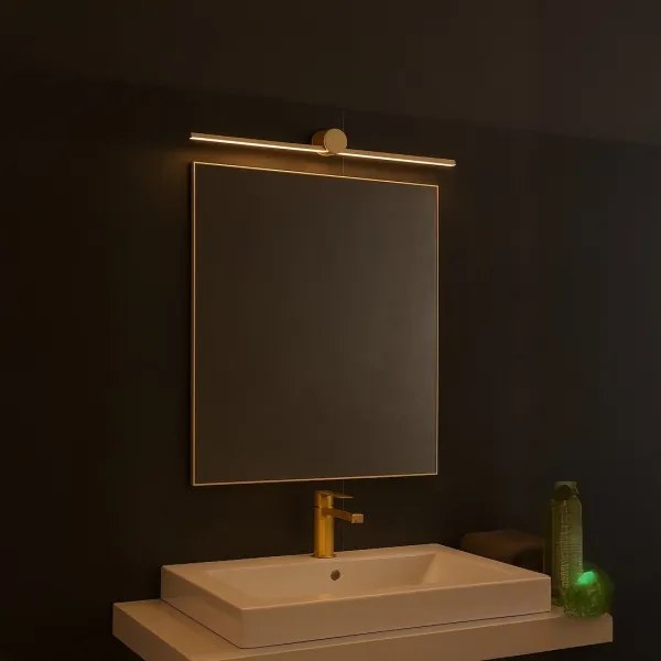 Illuminazione a LED per specchio da bagno ARTIST, 9W/230V, 60 cm, IP44, oro