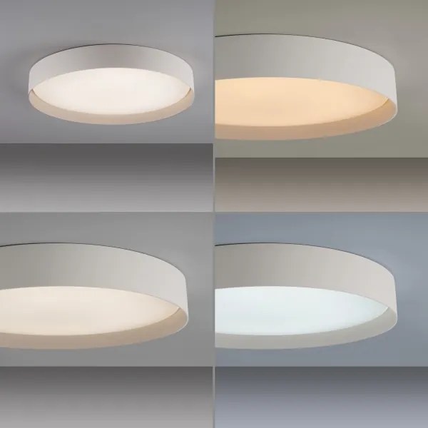 Schöner Wohnen 14595-39 - Plafoniera LED dimmerabile TAVOLI LED/34W/230V grigio +telecomando