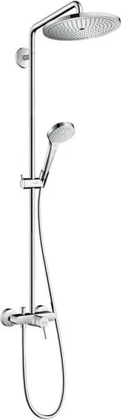Doccetta con flessibile doccia e barra di scorrimento HANSGROHE Croma Select S in abs cromo anticalcare 1 getto