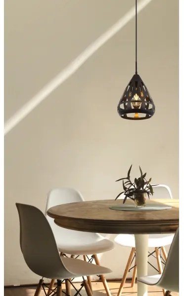 Globo 15889H - Lampadario a sospensione con filo HASSAN 1xE27/40W/230V