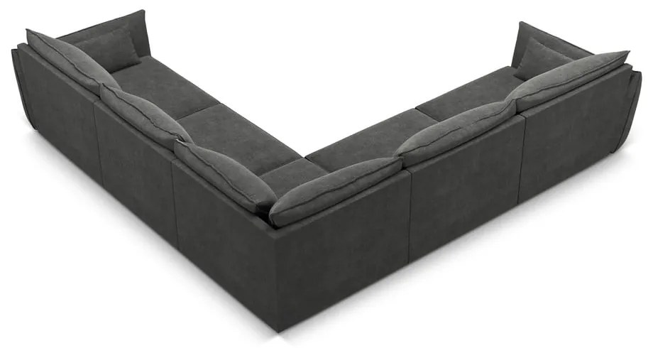 Divano angolare grigio (variabile) Vanda - Mazzini Sofas