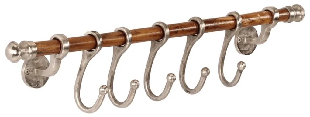Appendiabiti A Parete 75x15 Cm İn Alluminio /